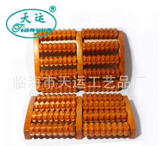 Supply Authentic Tianyun Brand Wooden Massager Pedal Massager Foot Mo Brown Roller Massager