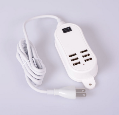The new six strip charger 5V4A phone charger mobile phone charger with a line of smart shunt