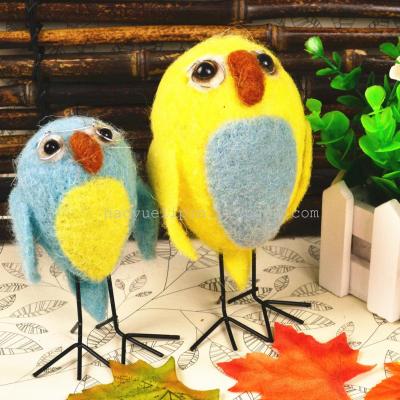Manufacturers direct marketing owl poke joy felt handmade creative crafts on handmade home furnishing