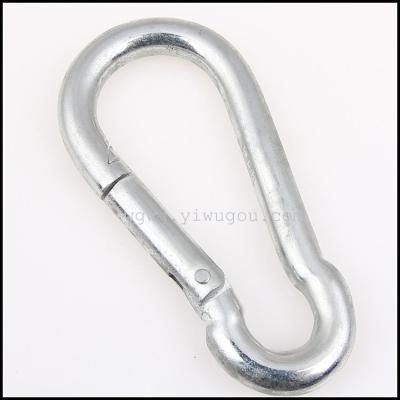 8 galvanized spring hook iron gourd shaped mountaineering buckle iron 8*80mm