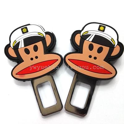 Cartoon security belt buckle the safety belt to prevent the alarm button auto supplies