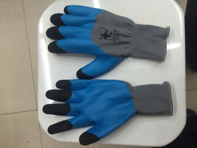 Another way to Strengthen and anti-slip finger series labor protection gloves