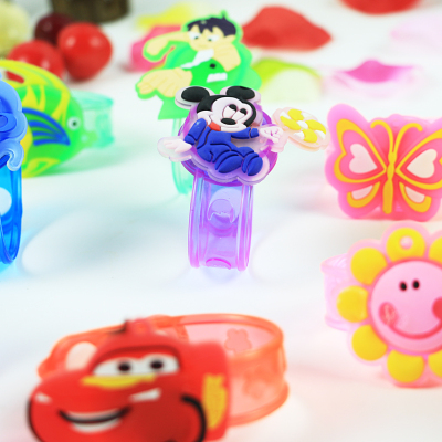 PVC soft cute cartoon fashion hot color children soft rubber bands