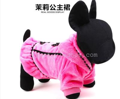 Dog clothes, autumn and winter, the new style Jasmine Princess Dress dog clothes wholesale factory direct pet supplies