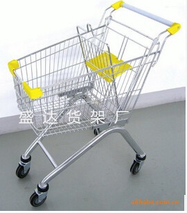 [European] manufacturers selling cart supermarket shopping cart trolley car with stool drug stores