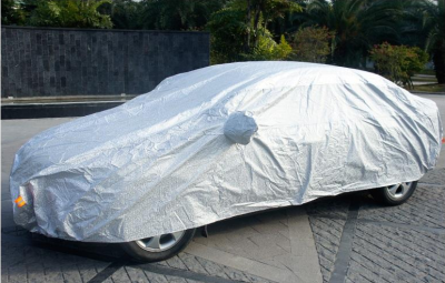 Aluminum film and cotton garment frost proof cotton sewing car cover ultraviolet reflector