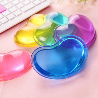 PVC soft crystal mouse wrist pad cool summer color wrist pad