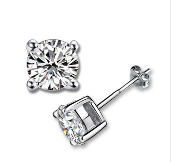 Austria crystal diamond earrings love fashion jewelry accessories