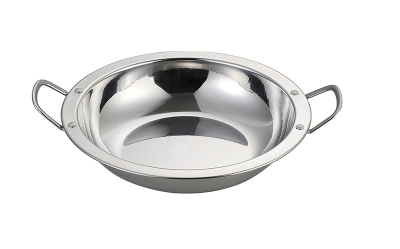 Stainless steel hot pot thickening deepen soup basin Stainless steel soup basin electric stove dual - use