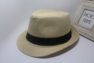British style Jazz summer sun hat cap monofilament grass travel cap hat