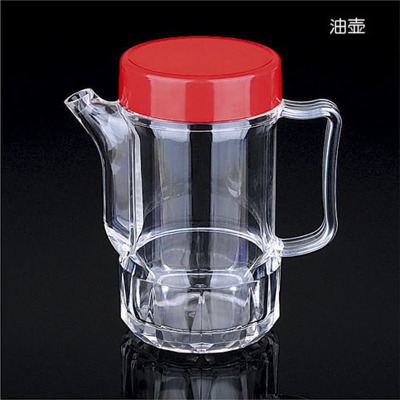 Manufacturer direct selling hotel supplies acrylic large oil pot sauce bottle.