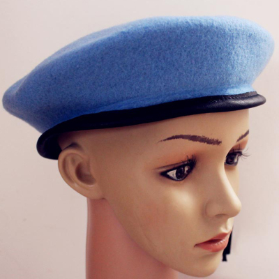 Pure Wool Beret in the military air hole cap wool hat