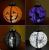 The Halloween lantern decorations jack-o' -lantern Portable hung Jack-o '-paper becomes practical with batteries