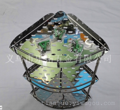 Our factory direct sales of high-grade stainless steel double three basket fan single layer frame angle