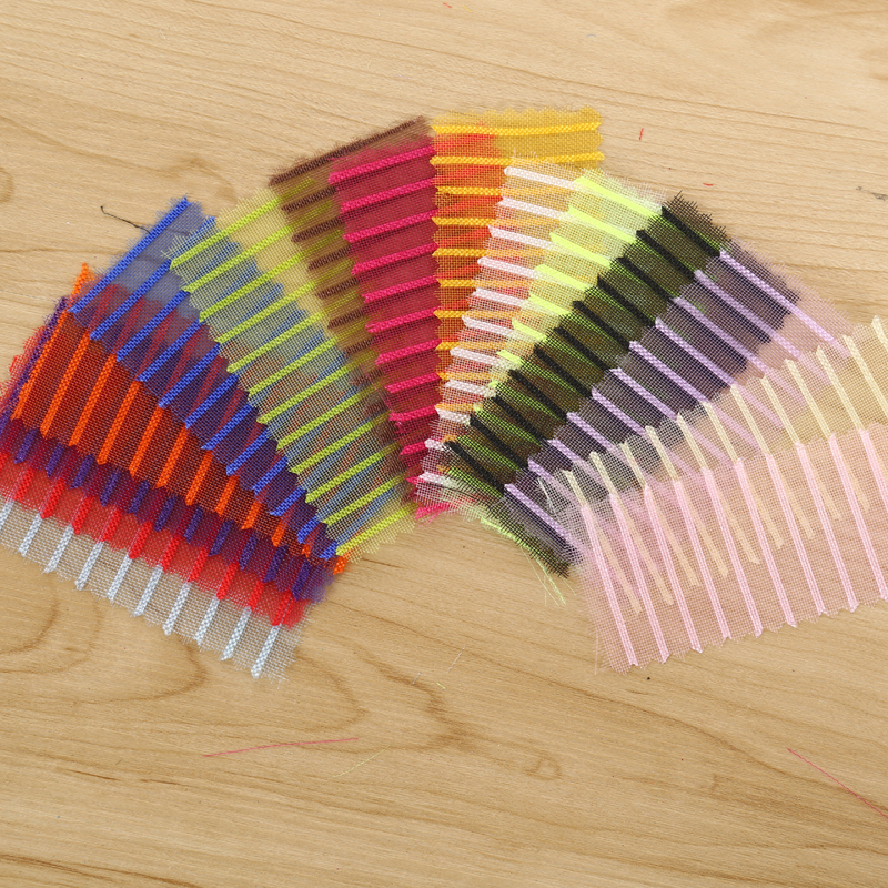 涤纶直条网布  门幅1.4米