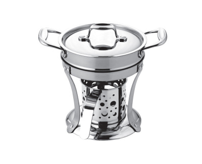 Gourmet individual hot pot full steel lid mini pot alcohol pot single hot pot