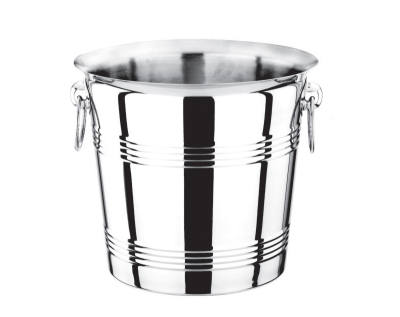 British Stainless Steel Ice Bucket Luxury Stainless Steel Champagne Bucket Stainless Steel Bucket