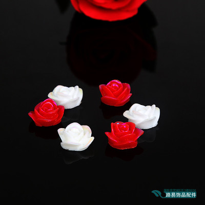 Manicure jewelry rose flower material DIY resin nail accessories