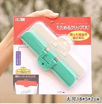 Japan KM food bag clip seal clip moisture sealing clip food freshness bag clip size 1087