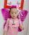 A three-piece wing set children's Day Halloween dance performance dressed as a single layer butterfly wings