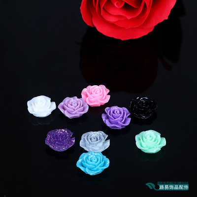 Resin rose flower DIY mobile phone shell material handmade jewelry accessories