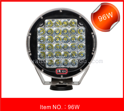 LED, 96W, remote searchlight, special car lights