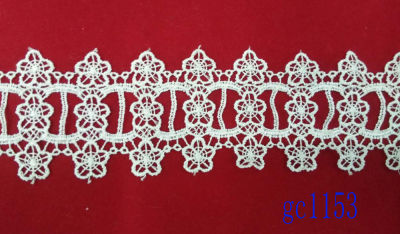 Lace accessories lace dress embroidery water soluble lace bar code