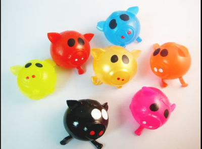 Hot Sale Stall Supply Whole Person Vent Toy Pig Head Vent Ball 2018 Toy Wholesale