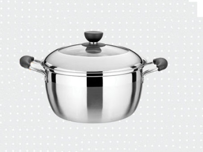 Stainless steel American soup pot Stainless steel American cooking pot high - grade Stainless steel soup pot
