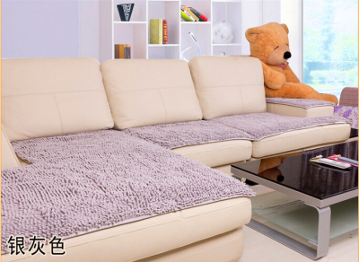 Genuine Chenille Sofa Cushion Caterpillar Thick Non-Slip Bay Window Mat Customized Short Plush Cushion