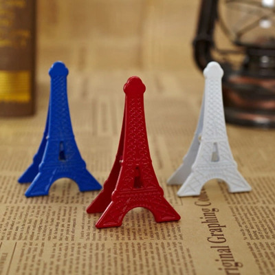 Manufacturers direct sales of the vintage European creative Eiffel Tower business card seats in a bow small.