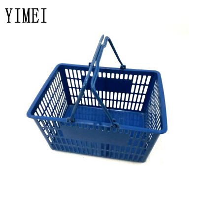 M a supermarket plastic shopping basket hand plastic shopping basket