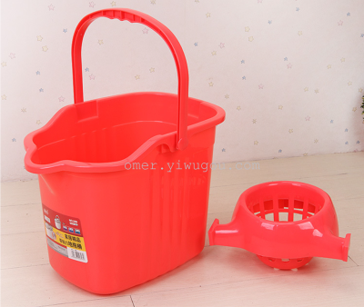 Explosion-Proof Advanced Pulley Mop Bucket Non-Slip Extra Thick Plastic Handle Mop Bucket