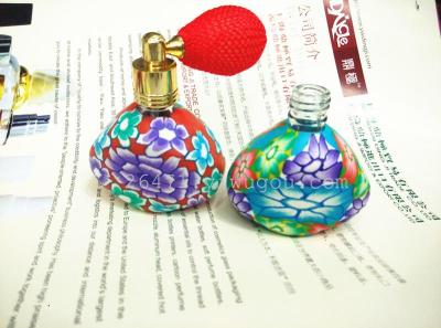 Factory direct RD015-15ml polymer clay perfume bottle， perfume bottle