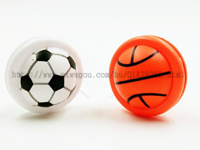 Football Basketball Yo-yo Plastic Sport Free Gift