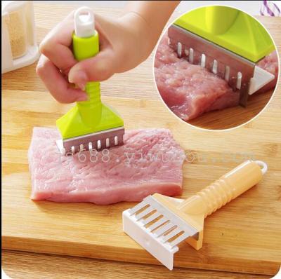 A large steak tender meat meat fast pine needle needle knife for stainless steel tendon meat kitchen tools loose meat