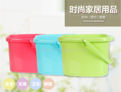 Colorful Thickened Portable Feet Bathing Tub Non-Toxic Environmental Protection Fashion Convenient Plastic Foot Barrel with Handle