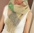 Artificial Cashmere Scarf Women's Colorful Striped Shawl Dual-Use Super Long Thick Scarf
