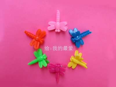 Printed Mini Korean Style Lower Plastic Hairpin