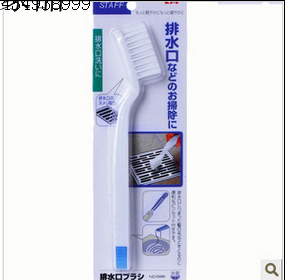 Japan KM586 drain brush cleaning brush with wool clip to leak booty hairpin stainbrush genuine