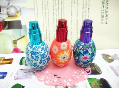 Factory direct R015-T polymer clay spray bottles of perfume bottles