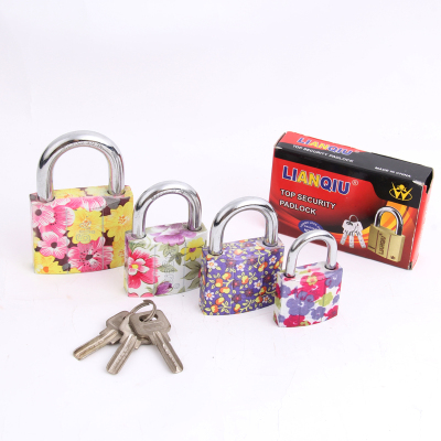 LIANQIU wood shavings Atomic lock 32MM-75MM padlock