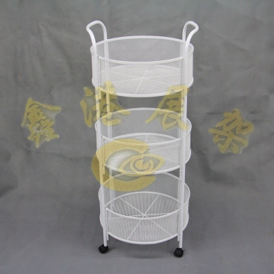 The three layer three layer Home Furnishing boutique basket basket cart storage basket basket rack