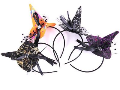 Witch headgear Halloween costumes from Witch pointy hat small hat headband Witch headband Witch hair band