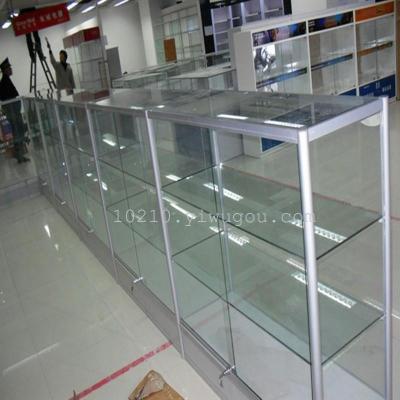 Boutique counter, display stand, glass craft cabinet.
