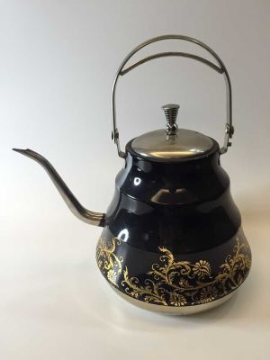 Stainless steel printing kettle top grade color bamboo kettle export gift kettle