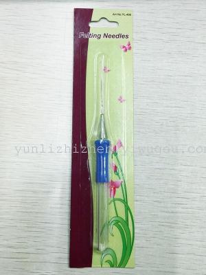 Single needle plastic handle stamping DIY essential tool wood handle needle can not be replaced
