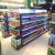 Convenience store shelves. supermarket shelves. display shelves. commercial equipment rack.