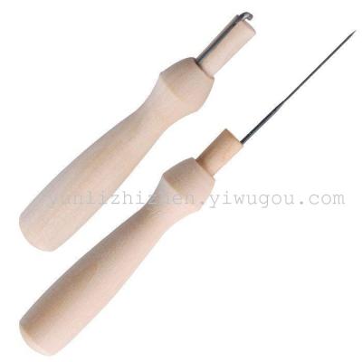 Single needle wood handle needle felt DIY needle felt tool wool felt needle needle needle group