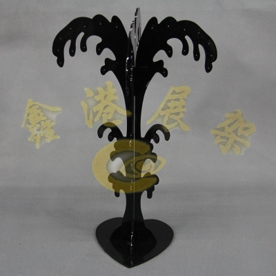 Plastic jewelry frame black (large) table plastic display shelves exquisite jewelry display